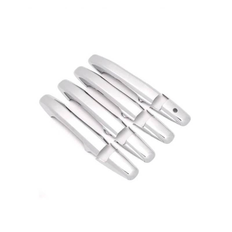 Türgriff Für Außen Fahrerseite Für Civic 8 2006 2007 2008 2009 2010 Chrom Auto Türgriff Abdeckung Trim Carbon Fiber Car-Styling Außen Teile Zubehör Türgriff Beifahrerseite(Silver) von KLKWSFGFZK