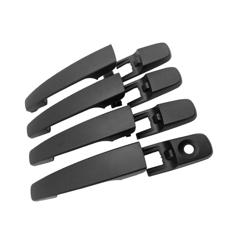 Türgriff Für Außen Fahrerseite Für Ford Für Focus 2008 2009 2010 2011 8S4Z-5422404-AA 4PCS Auto Außen Außentürgriff Vorne Hinten Links Rechts Türgriff Beifahrerseite(Matte Black) von KLKWSFGFZK