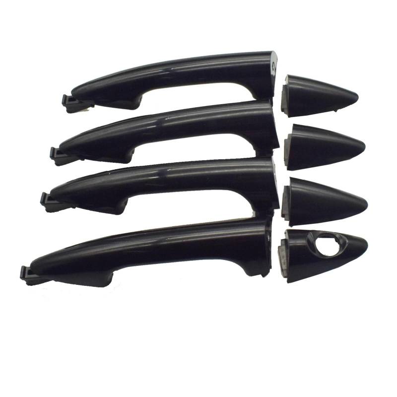 Türgriff Für Außen Fahrerseite Für Hyundai Für Accent 2012 2013 2014 2015 2016 2017 826611R050 826621R060 Schwarz Auto Auto Außerhalb Außen Vorne Hinten Links Rechts Tür Griff Türgriff Beifahrerseite( von KLKWSFGFZK