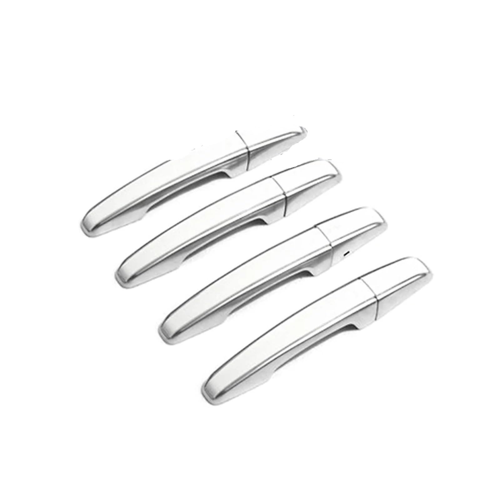 Türgriff Für Außen Fahrerseite Für Land Für Rover Für Discovery 5 2017 2018 2019 2020 2021 8X Auto Türgriff Abdeckung Trim Ersatz Türgriff Beifahrerseite(White Silver) von KLKWSFGFZK