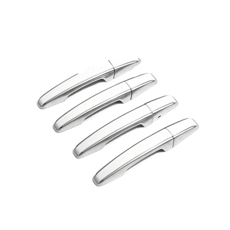 Türgriff Für Außen Fahrerseite Für Land Für Rover Für Discovery 5 2017 2018 2019 2020 2021 8X Auto Türgriff Abdeckung Trim Ersatz Türgriff Beifahrerseite(White Silver) von KLKWSFGFZK