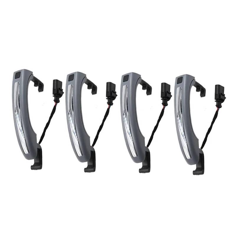 Türgriff Für Außen Fahrerseite Für Q7 2007 2008 2009 2010 2011 2012 2013 2014 2015 4L0837205A 4L0837207A 4L0837205B 4Pcs Sensor Außentür Griff Türgriff Beifahrerseite(4Pcs New) von KLKWSFGFZK