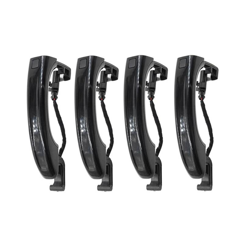 Türgriff Für Außen Fahrerseite Für Q7 2007 2008 2009 2010 2011 2012 2013 2014 2015 4L0837205A 4L0837207A 4L0837205B 4Pcs Sensor Außentür Griff Türgriff Beifahrerseite(4Pcs Old Black) von KLKWSFGFZK