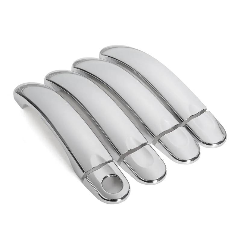 Türgriff Für Außen Fahrerseite Für VW Für Touran Für Caddy T5 Transporter 2003 2004 2005 2006 2007-2015 3 Farbe CHROME AUßEN SEITEN TÜR GRIFF ABDECKUNGEN TRIM SET FORM KAPPEN Türgriff Beifahrerseite(M von KLKWSFGFZK