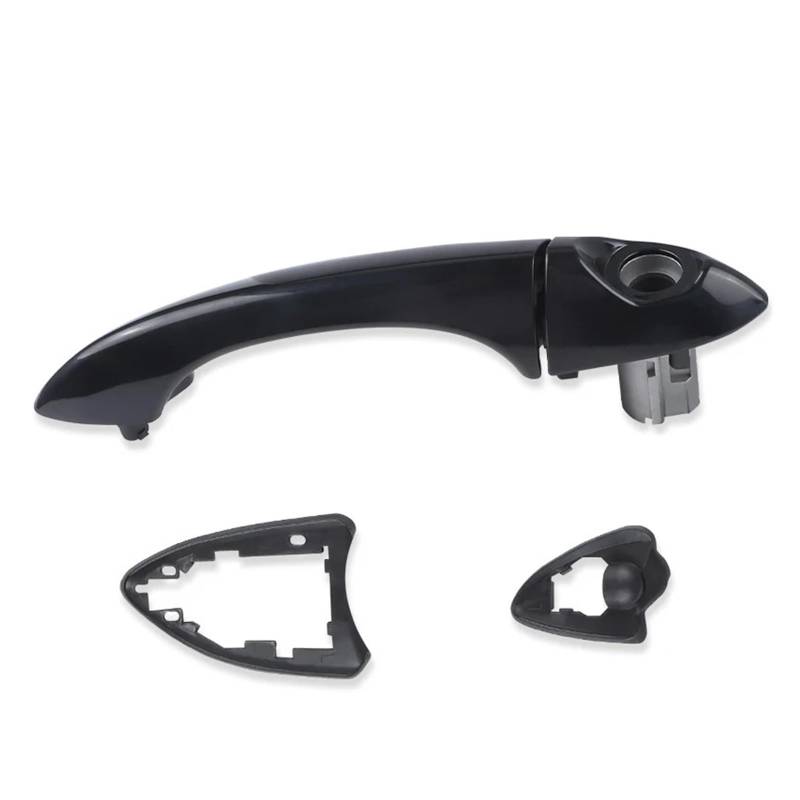 Türgriff Für Außen Fahrerseite Für X5 E53 2000 2001 2002 2003 2004 2005 2006 Auto Front Außen Außentürgriff EIN-Aus Schwarz Türgriff Beifahrerseite(Left Hand Drive) von KLKWSFGFZK