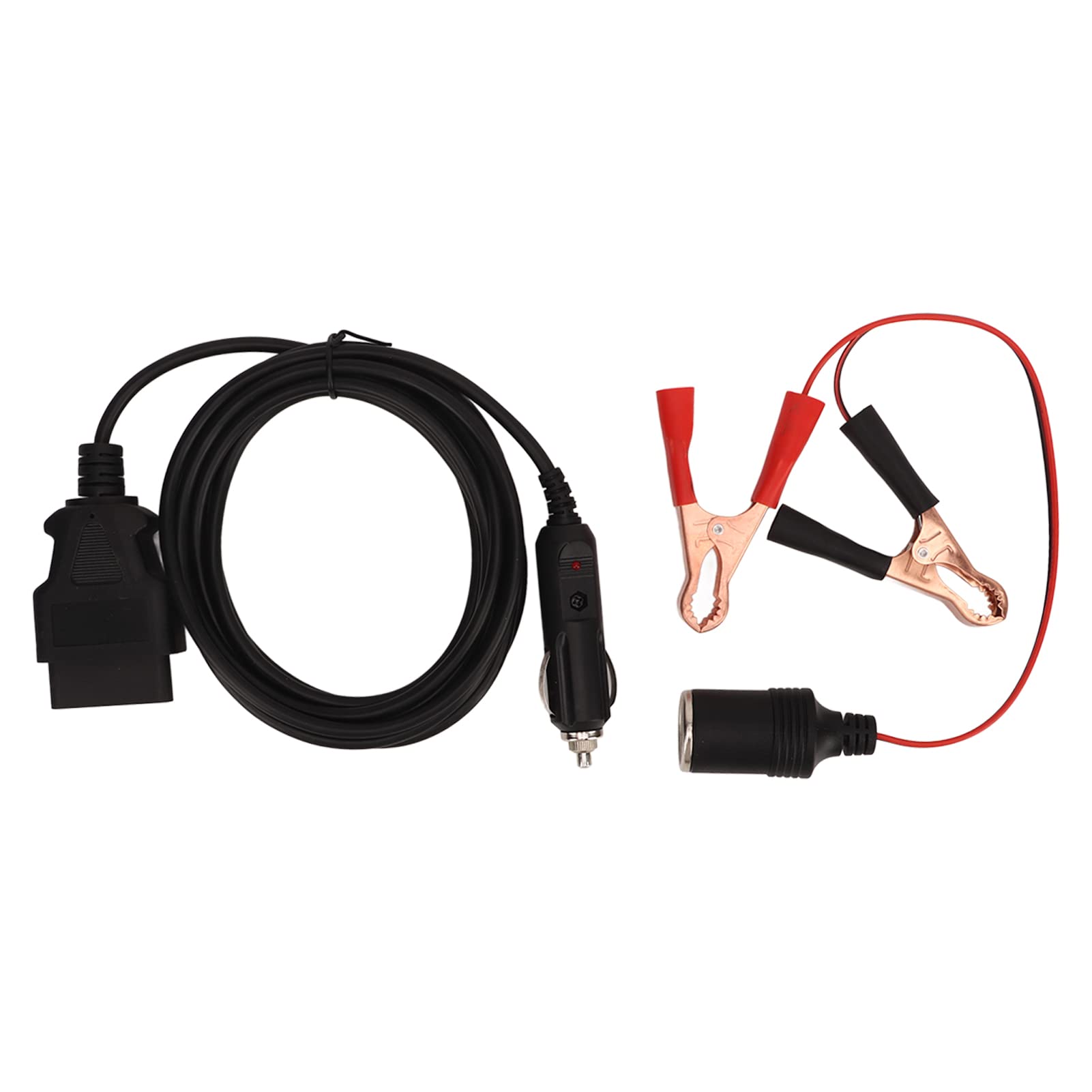KLLJRFW OBD2-Speicherschoner mit Clip-Kabel, Speicherschoner mit Krokodilklemme, universelles Plug-and-Play, 12-V-Zigarettenanzünder-Buchse, ECU-Notstromversorgungskabel KLLJRFW OBD2-Speicherschoner mit Clip-Kabel, Speicherschoner mit Krokodilklemme, universelles Plug-and-Play, 12-V-Zigarettenanzünder-Buchse, ECU-Notstromversorgungskabel von KLLJRFW