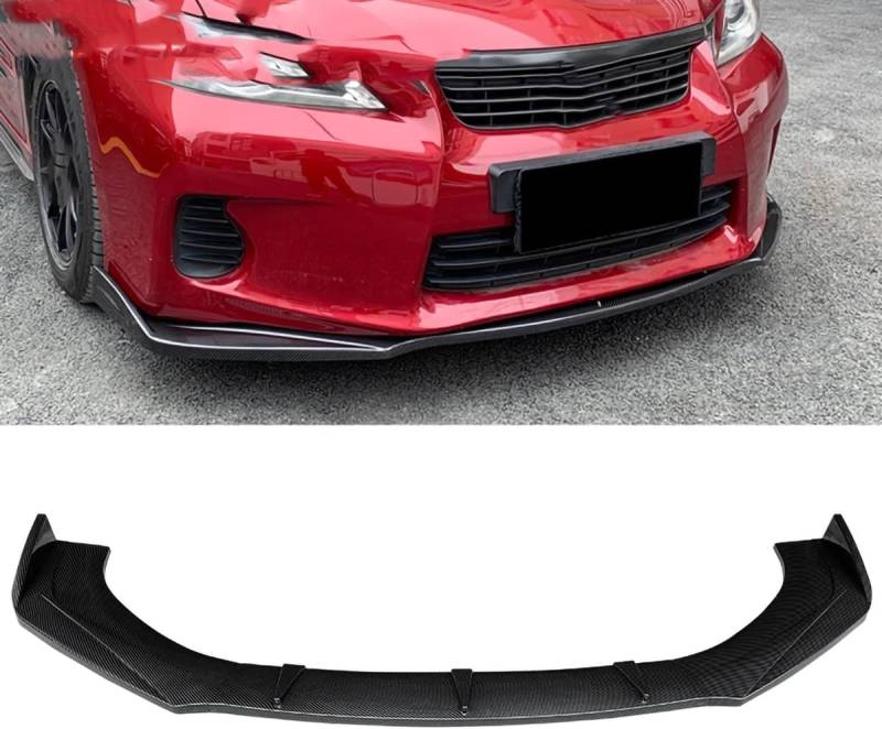 Auto Frontspoiler für Lexus CT 200h 2011-2022,Antikollisionsschutz Frontlippe Spoiler,Spoilerlippe Diffusor Body Kit Frontstoßstangenlippe Auto Zubehör von KLUEES