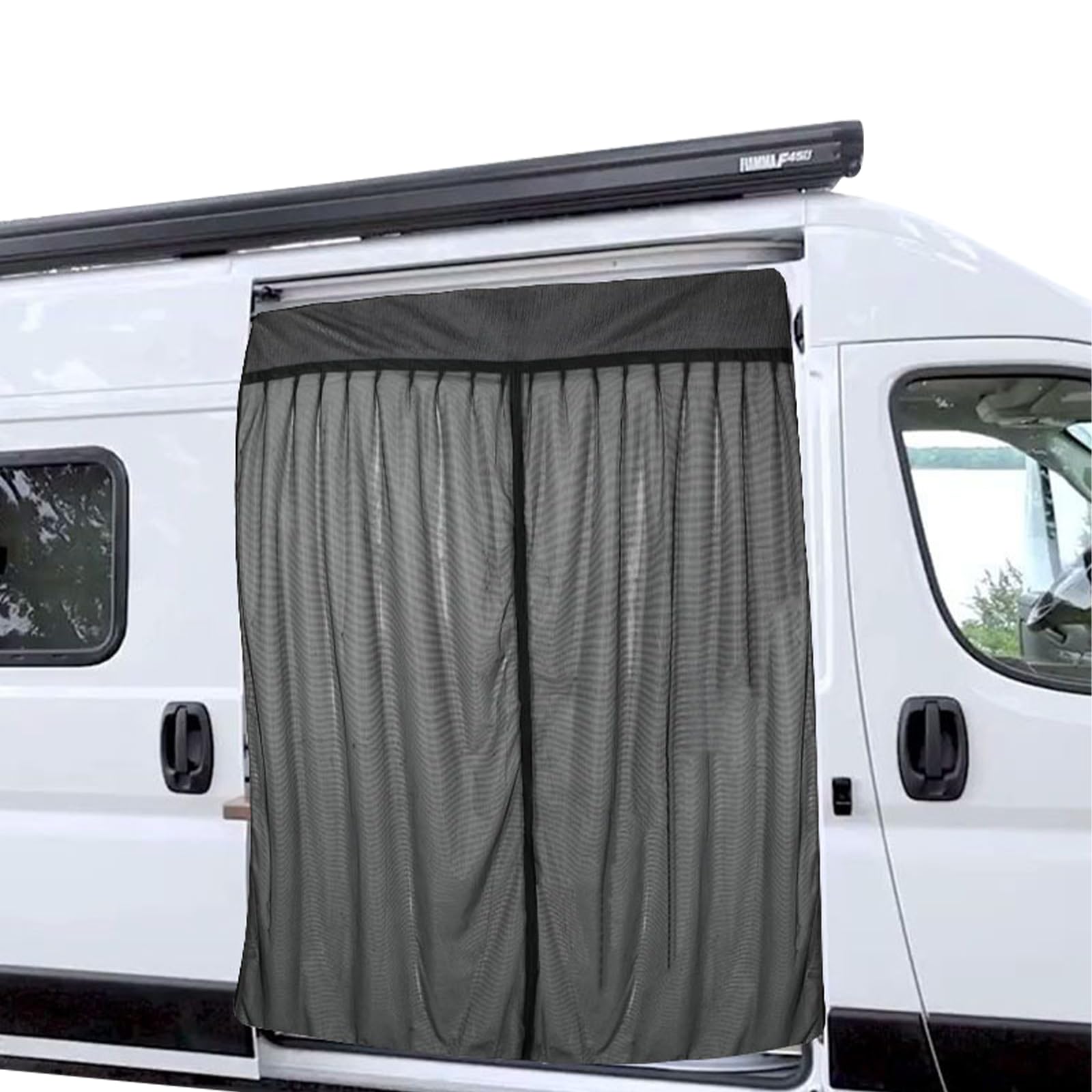 Insektenschutz für Vans, Türvorhang für Wohnmobile, Insektenschutz aus Netzgewebe für Vans und andere Wohnmobile, magnetisches Moskitonetz für Wohnwagen, Wohnmobil, Camper, Seitentür (165 x 210 cm) Insektenschutz für Vans, Türvorhang für Wohnmobile, Insektenschutz aus Netzgewebe für Vans und andere Wohnmobile, magnetisches Moskitonetz für Wohnwagen, Wohnmobil, Camper, Seitentür (165 x 210 cm) von KMDZDZGS