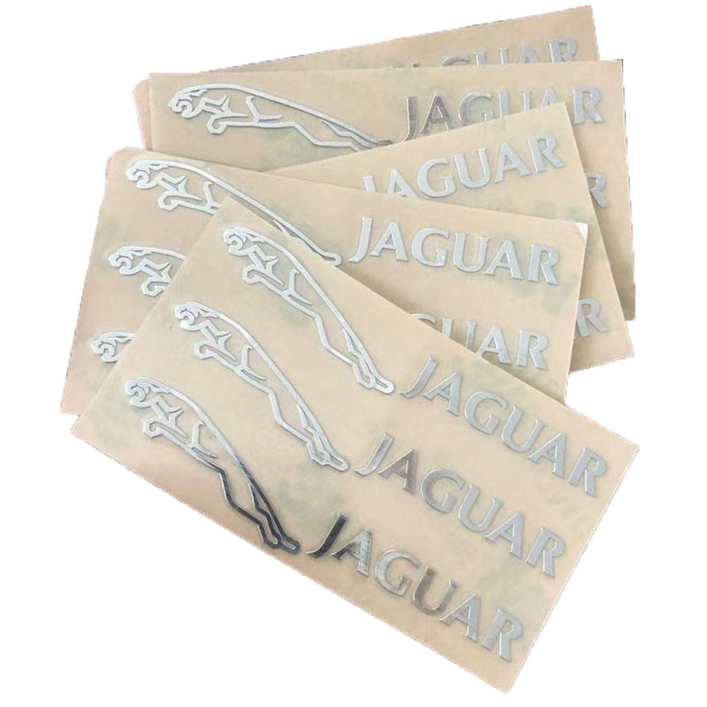 KMJGQWSC Auto Emblem Logo Aufkleber für Jaguar F-Type SVR 2016-2025,Abzeichen Logo Aufkleber Abziehbilder Auto Karosserie Dekoration Zubehör,B-4 PCS KMJGQWSC Auto Emblem Logo Aufkleber für Jaguar F-Type SVR 2016-2025,Abzeichen Logo Aufkleber Abziehbilder Auto Karosserie Dekoration Zubehör,B-4 PCS von KMJGQWSC