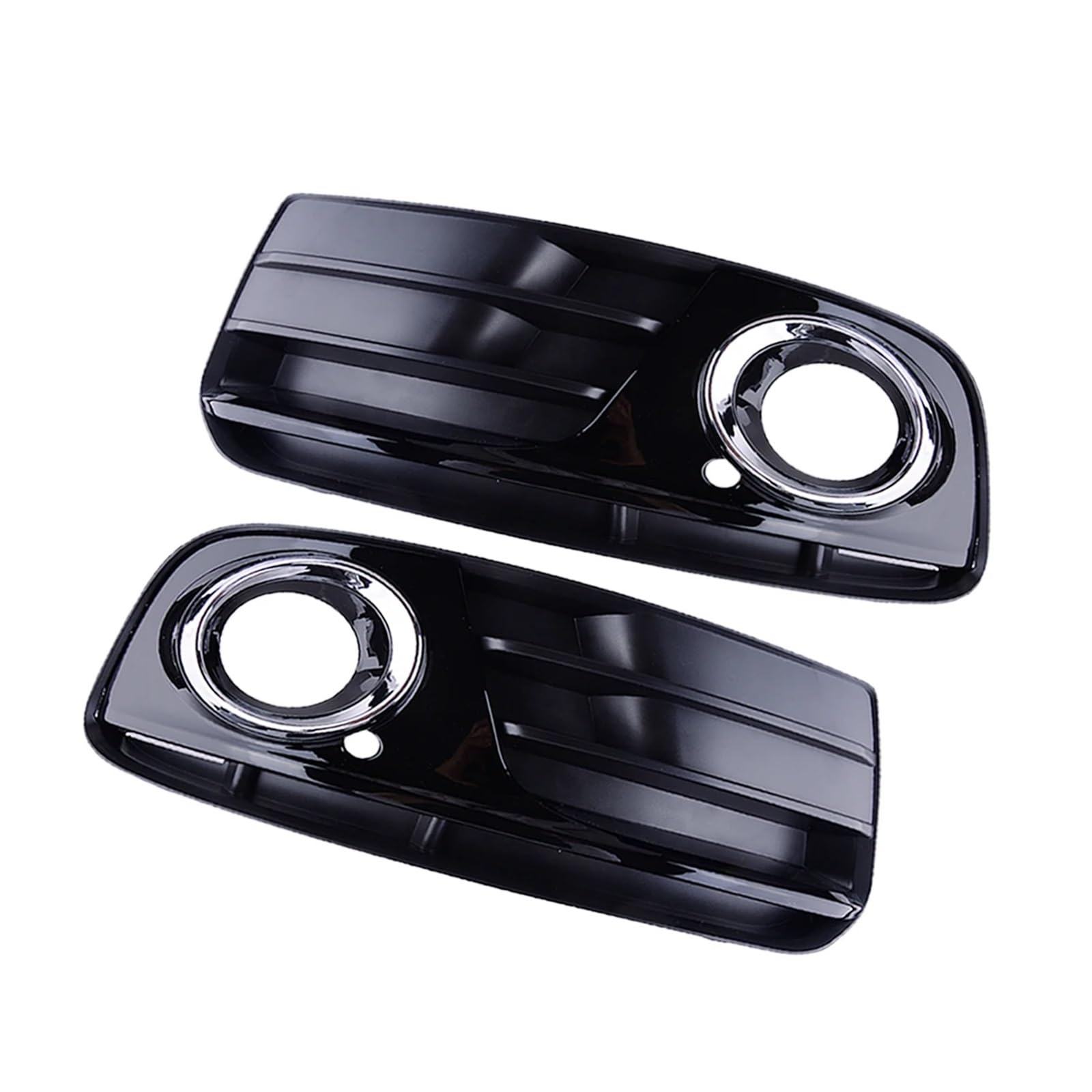 KMLONG 1 paar Auto Front Stoßstange Nebel Lampe Licht Lünette Grille Trim Abdeckung Fit for Q5 2013 2014 2015 2016 2017 8R0807682 8R0807681 Blendenabdeckung für Nebelscheinwerfer an der Fron von KMLONG