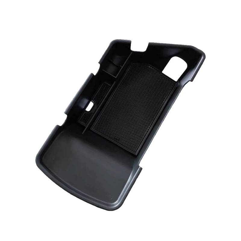 KMLONG 1 stücke Auto Center Konsole Organizer Fach Schwarz Kunststoff Armlehne Lagerung Box Fit for Dodge Challenger 2015-2022 Ablagefach Mittelkonsole von KMLONG