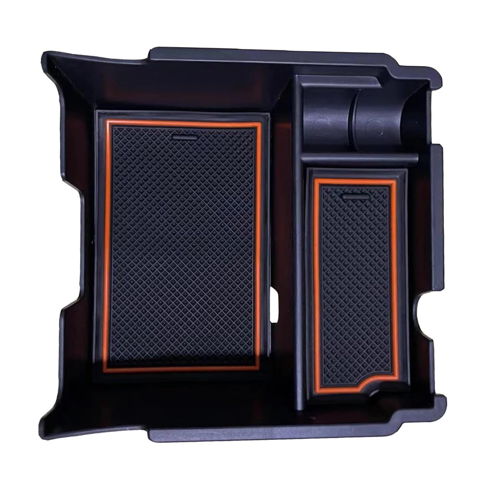 KMLONG 1pc Auto Center Armlehne Lagerung Box Schwarz ABS Fit for Subaru Off-road 2018-2023 Center konsole Organizer Container Auto Teile Ablagefach Mittelkonsole(Orange) von KMLONG