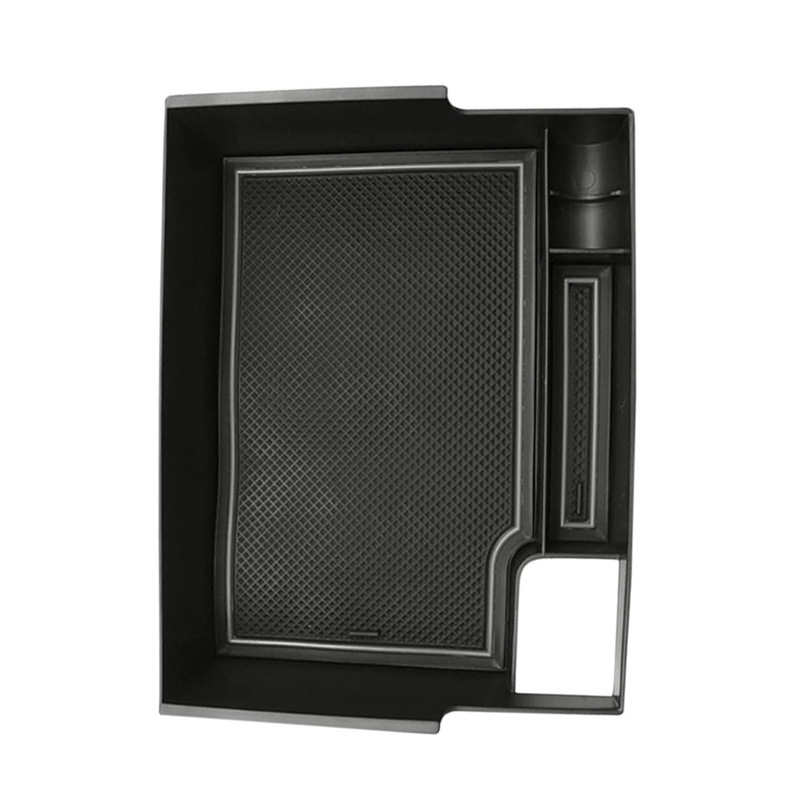 KMLONG 1pc Center Konsole Organizer Box Fit for Ford Explorer 2020 2021 2022 2023 Auto Center Armlehne ABS Hilfs Lagerung box Ablagefach Mittelkonsole(Black Black Line) von KMLONG
