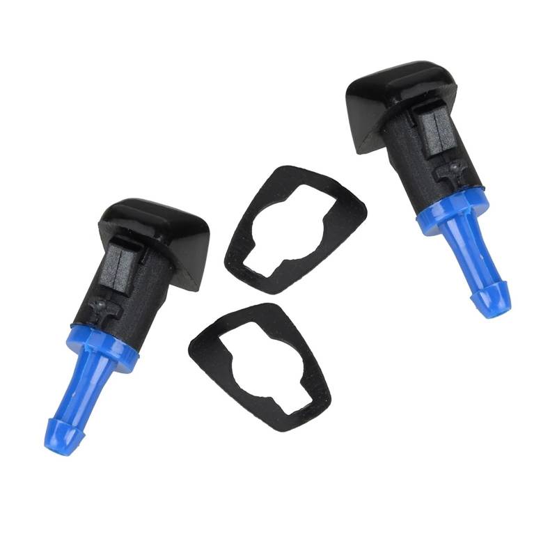KMLONG 2 Stück Auto-Windschutzscheibenwascher-Sprühdüse, passend for Jeep, Patriot Compass 2008 2009 2010 5303834AB Sprühdüsendichtung Auto-Windschutzscheiben-Sprühdüse von KMLONG