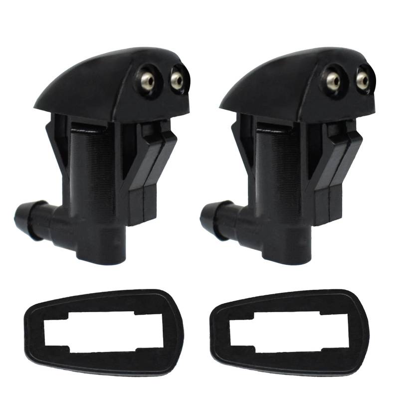 KMLONG 2 Stück Frontscheibenwischer-Waschanlage-Jet-Düse, passend for Toyota, Highlander XU20 2003–2007 85381–48050 Sprühgerät Auto-Windschutzscheiben-Sprühdüse von KMLONG