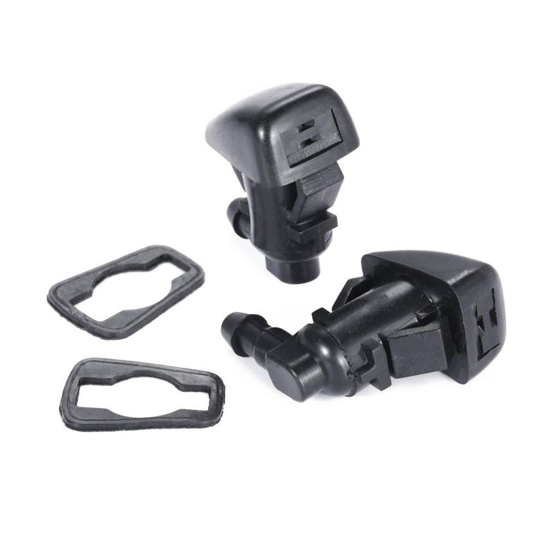 KMLONG 2 Stück Scheibenwischer-Sprühdüse, passend for Jeep, Grand Cherokee 2005–2013, passend for Mitsubishi, Galant 2009–2012 55079049AA 68260443AA Auto-Windschutzscheiben-Sprühdüse von KMLONG