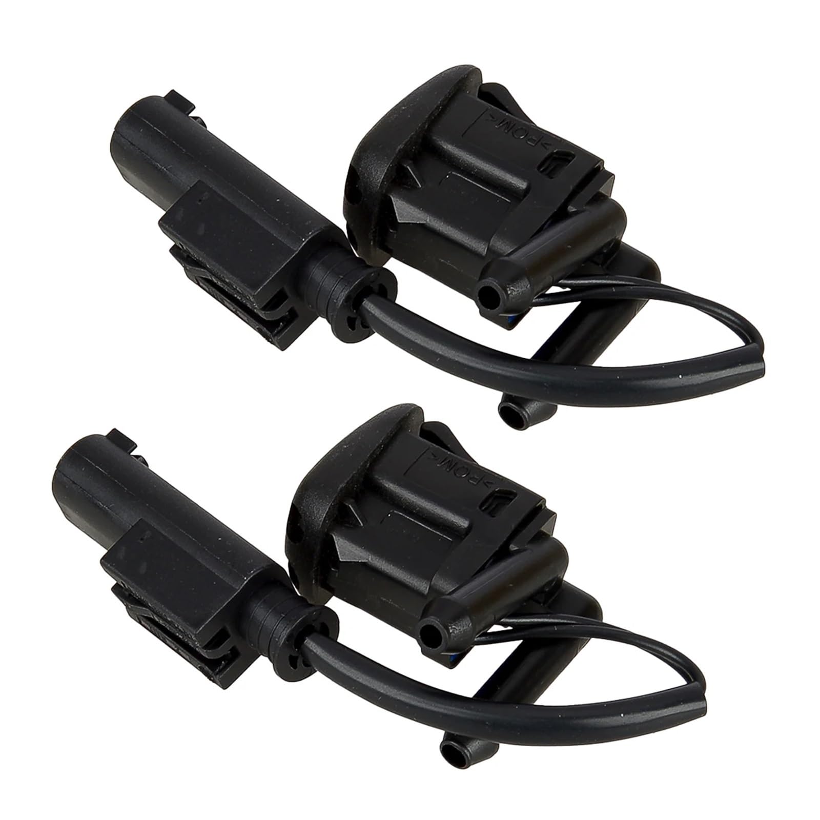 KMLONG 2 Stück Scheibenwischer-Waschdüse, passend for 5er E39 M5 525i 528i 530i A61668361042, sprühbeheizter Dual-Inlet-Spritzstrahl Auto-Windschutzscheiben-Sprühdüse KMLONG 2 Stück Scheibenwischer-Waschdüse, passend for 5er E39 M5 525i 528i 530i A61668361042, sprühbeheizter Dual-Inlet-Spritzstrahl Auto-Windschutzscheiben-Sprühdüse von KMLONG