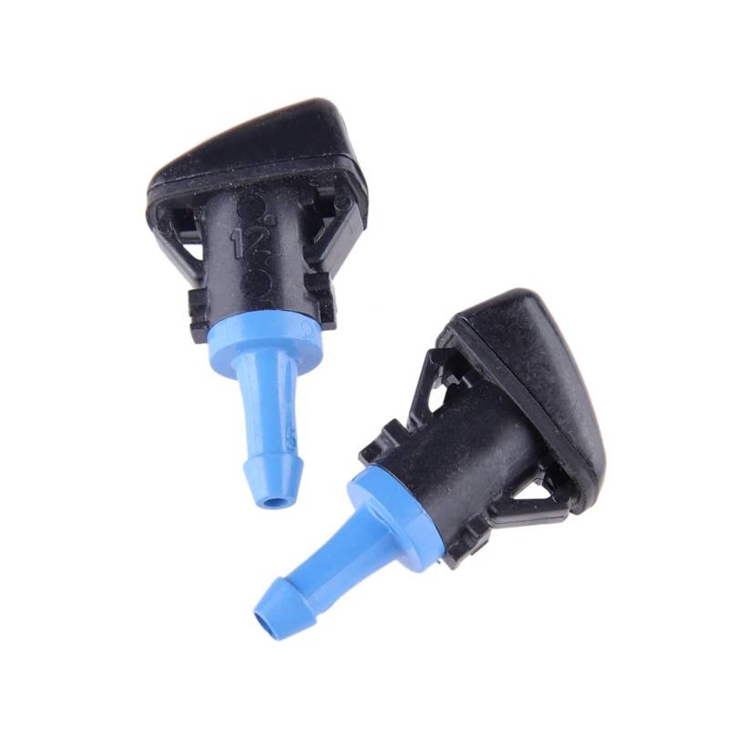 KMLONG 2 Stück Scheibenwischer-Waschdüse, passend for Chrysler, 200 Dodge Avenger Challenger 2011–2014, Kunststoff 68024312AB Auto-Windschutzscheiben-Sprühdüse von KMLONG