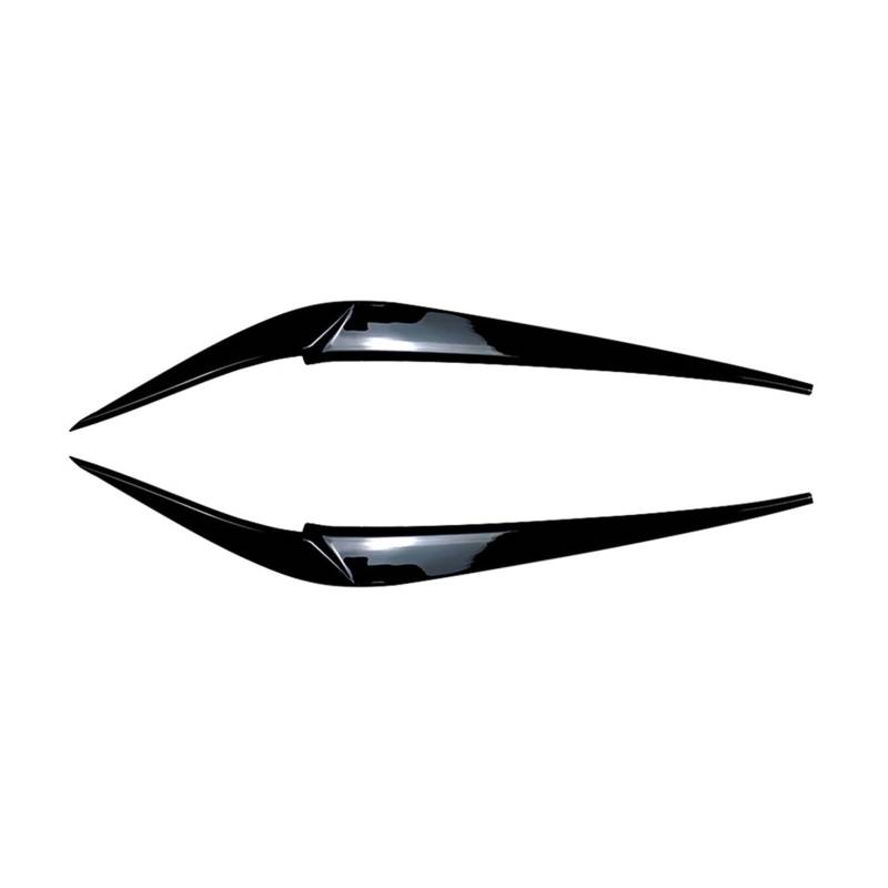 KMLONG 2 Teile/para Auto Scheinwerfer Augenbraue Augenlid Abdeckung Dekoration Trim for BMW X3 X4 G01 G02 2018 2019 2020 2021 ABS Kunststoff Autoscheinwerferblende(Glossy Black) von KMLONG