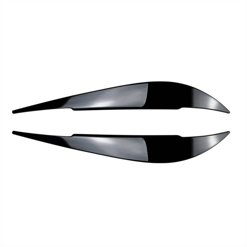KMLONG 2 stücke ABS Scheinwerfer Augenbrauen Augenlid Winkel Auge Fit for BMW 4 Serie F32 F33 F36 F82 F83 M4 420d 420i 425d 430i 435i 2013-2021 Autoscheinwerfer-Stirn (Size : Gloss Black) von KMLONG