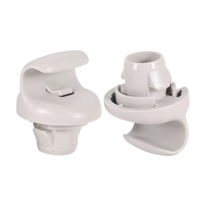 KMLONG 2 Stück Auto-Sonnenblenden-Stützclip, passend for Nissan, Qashqai J10 2007–2013, passend for Nissan, Dualis 2007–2014 96409BC402 Sonnenblenden-Hakenhalterung Kartenhalter für Sonnenblende von KMLONG
