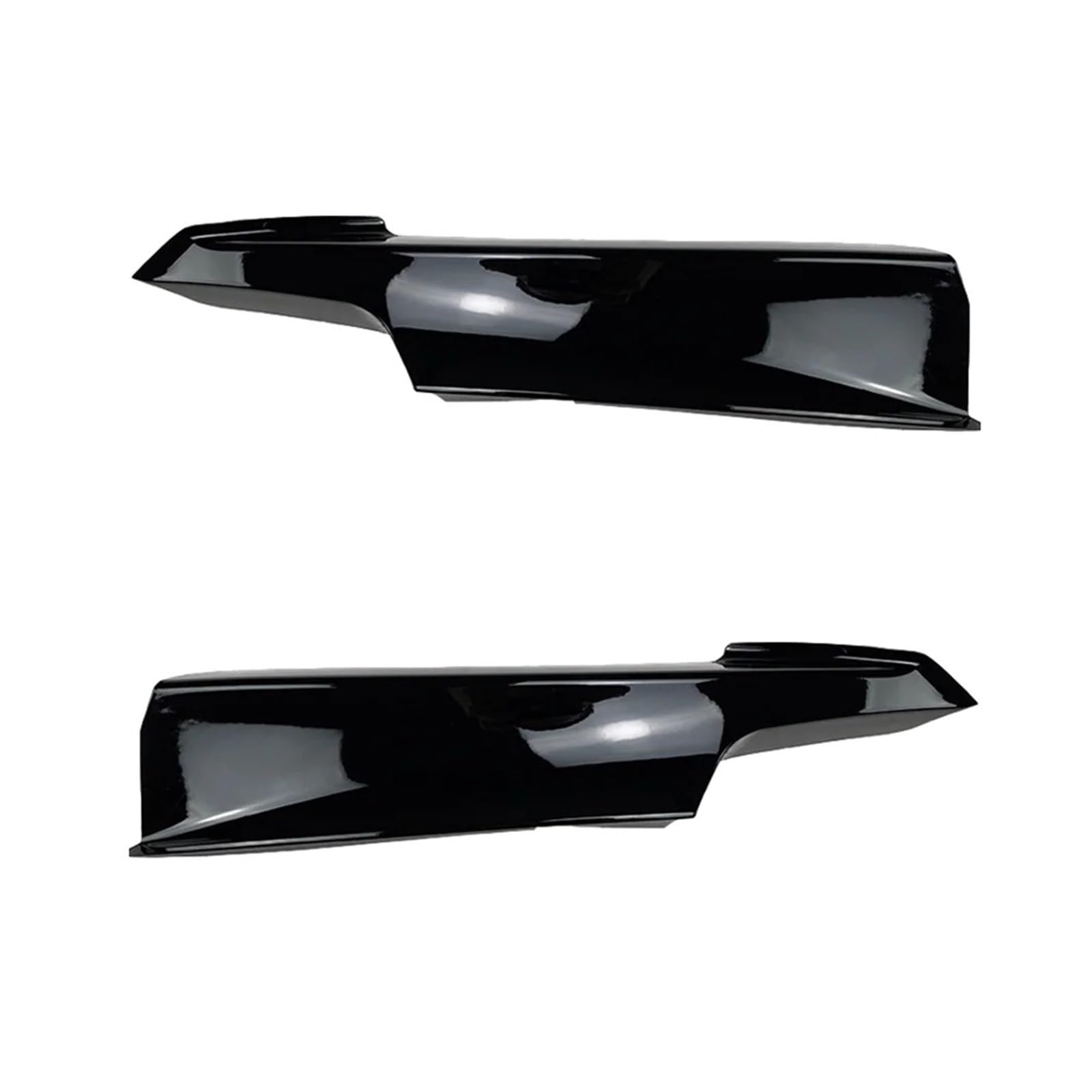 KMLONG 2-teilige Auto-Frontstoßstangen-Spoilerverkleidung, passend for, 3er-Serie F30 F31 2012–2018, dekorativer Lippen-Ecksplitter Frontspoilerlippe(Glossy Black) von KMLONG