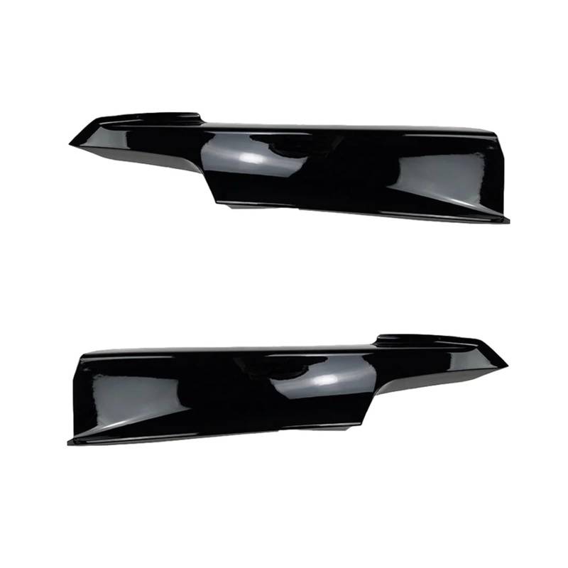 KMLONG 2-teilige Auto-Frontstoßstangen-Spoilerverkleidung, passend for, 3er-Serie F30 F31 2012–2018, dekorativer Lippen-Ecksplitter Frontspoilerlippe(Glossy Black) von KMLONG