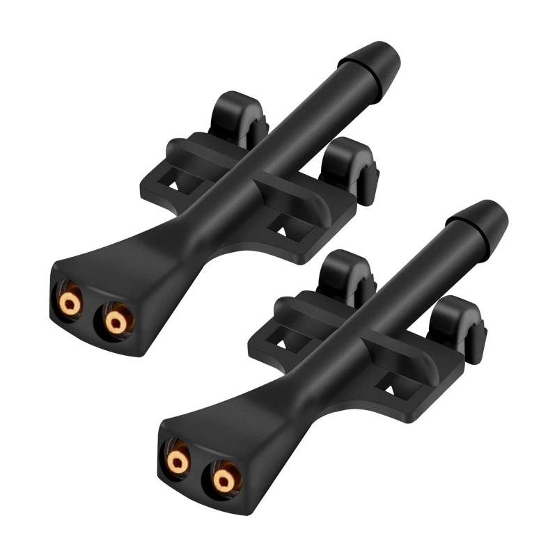 KMLONG 2-teilige Frontscheibenwischer-Waschdüse, passend for Opel, Vauxhall Meriva A 2003–2010, 1451243 93387764 Sprühgerät Auto-Windschutzscheiben-Sprühdüse von KMLONG
