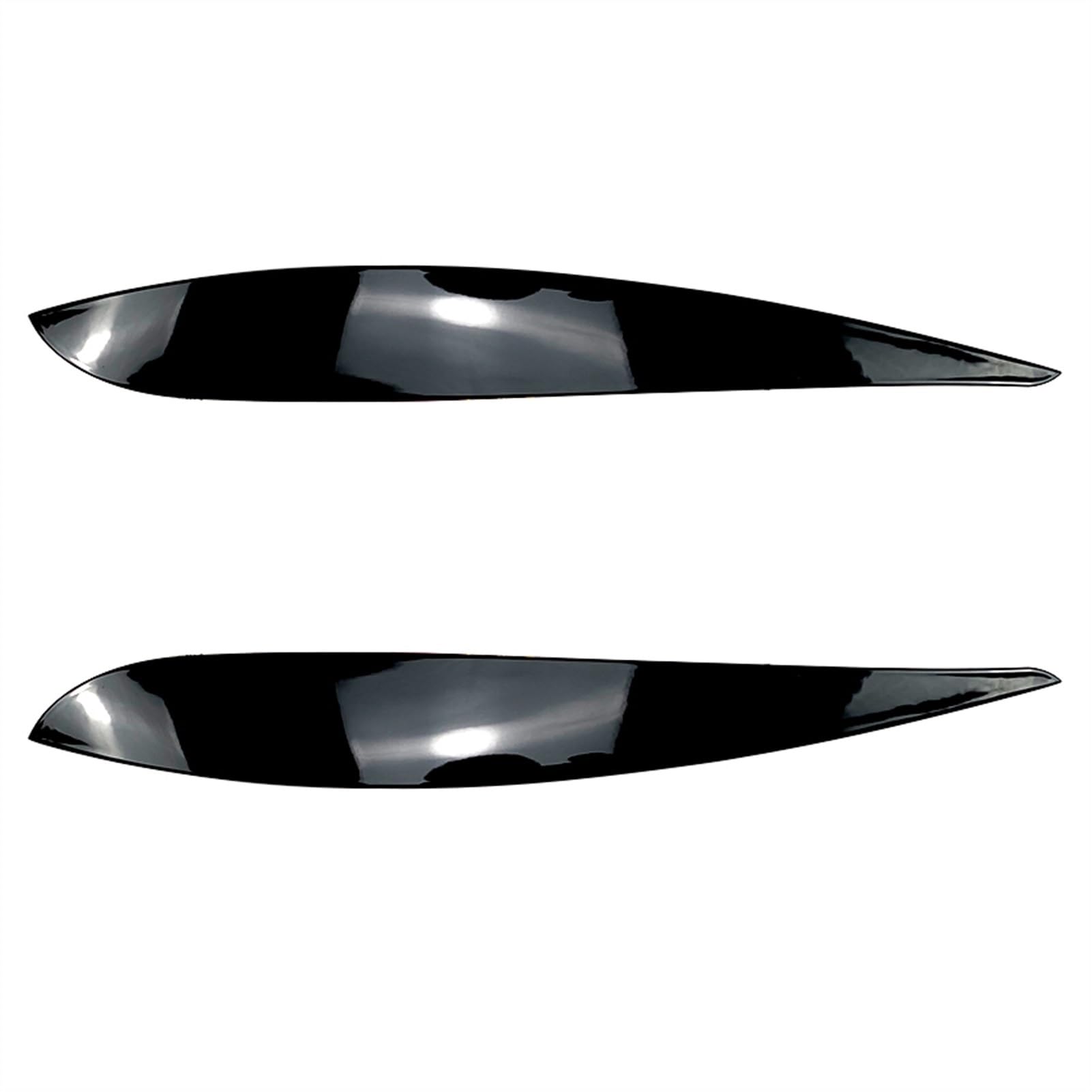 KMLONG Augenlider Abdeckung Augenlider Aufkleber Augenbrauen Fit for Volkswagen Fit for VW POLO 4 MK4 9N 9N3 2005-2009 Trim Body Kit Auto Zubehör Autoscheinwerferblende(Carbon Look) von KMLONG