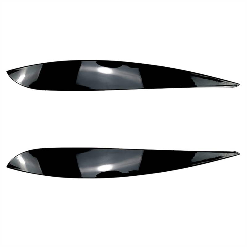 KMLONG Augenlider Abdeckung Augenlider Aufkleber Augenbrauen Fit for Volkswagen Fit for VW POLO 4 MK4 9N 9N3 2005-2009 Trim Body Kit Auto Zubehör Autoscheinwerferblende(Carbon Look) von KMLONG