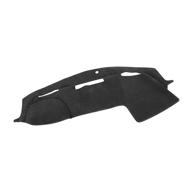 KMLONG Auto-Armaturenbrett-Abdeckung, passend for Dodge, RAM 1500 2500 2011–2016, nur Linkslenker, Teppichunterlage, schwarze Armaturenbrettmatte Schützende Armaturenbrettmatte von KMLONG