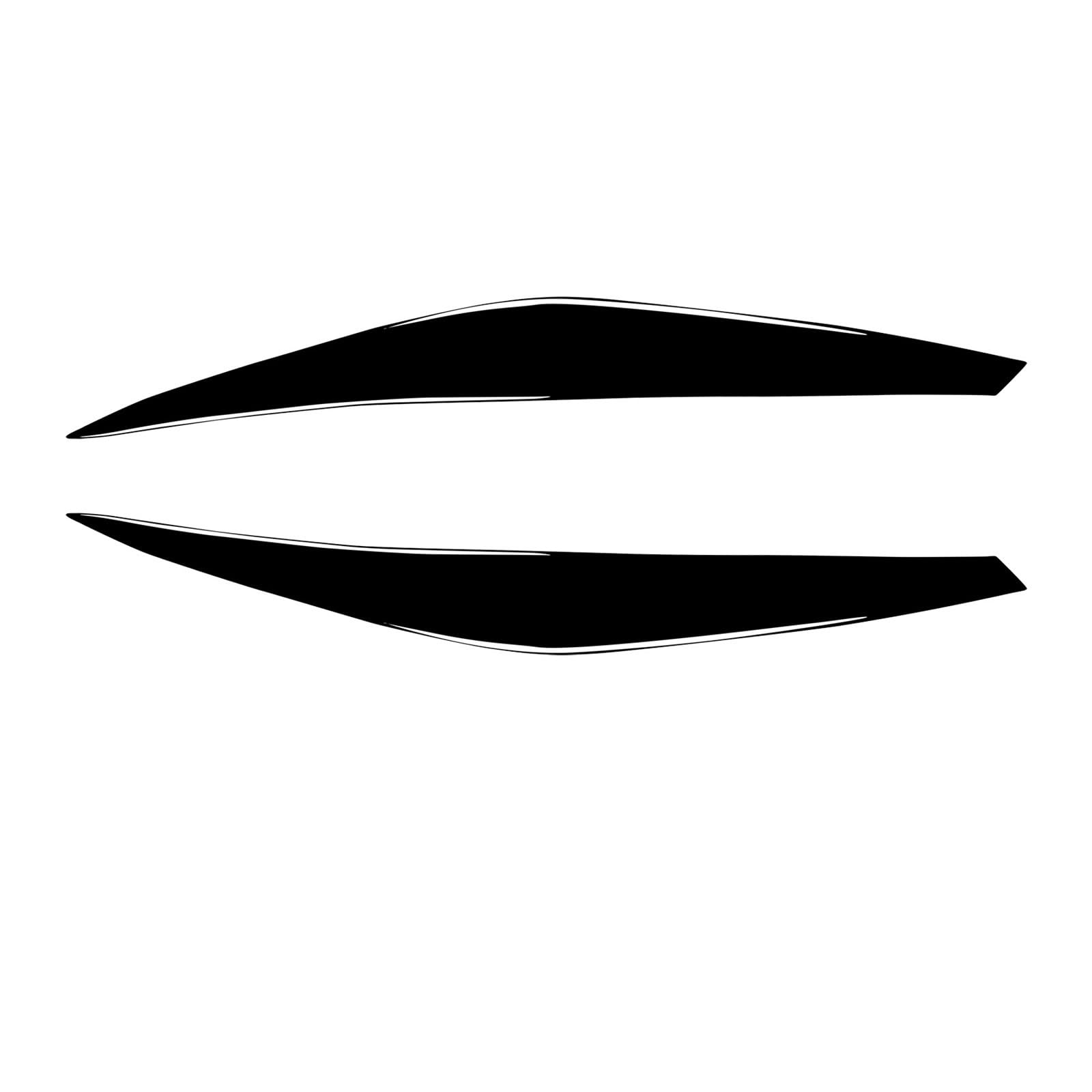 KMLONG Auto-Augenbrauenaufkleber for Scheinwerfer links und rechts, passend for BMW X6 E71 2008–14, Klavierlack-Augendeckelabdeckung, Außenzubehör, dekorative Zierleiste Autoscheinwerferblende KMLONG Auto-Augenbrauenaufkleber for Scheinwerfer links und rechts, passend for BMW X6 E71 2008–14, Klavierlack-Augendeckelabdeckung, Außenzubehör, dekorative Zierleiste Autoscheinwerferblende von KMLONG