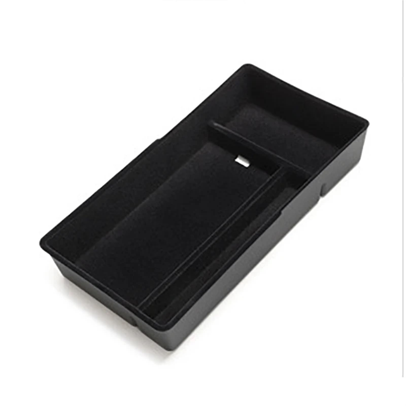 KMLONG Auto Center Console Armlehne Storage Box Fit for Buick E5 2023 Auto Innen Zentrale Lagerung Organizer Container Fach Zubehör Ablagefach Mittelkonsole(Black Flocking Style) von KMLONG