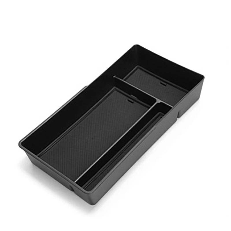 KMLONG Auto Center Console Armlehne Storage Box Fit for Buick E5 2023 Auto Innen Zentrale Lagerung Organizer Container Fach Zubehör Ablagefach Mittelkonsole(Black Ordinary Style) von KMLONG