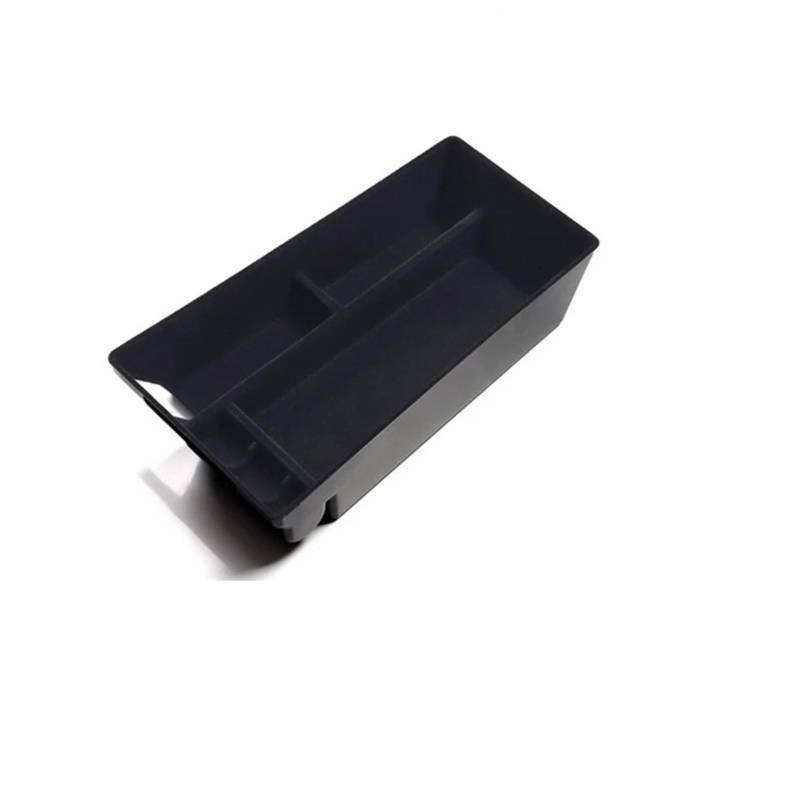 KMLONG Auto Center Console Armlehne Storage Box Fit for Ford Mustang Mach-E 2021 2022 Zentrale Lagerung Organizer Auto Innen zubehör Ablagefach Mittelkonsole(Flocking Style Black) von KMLONG