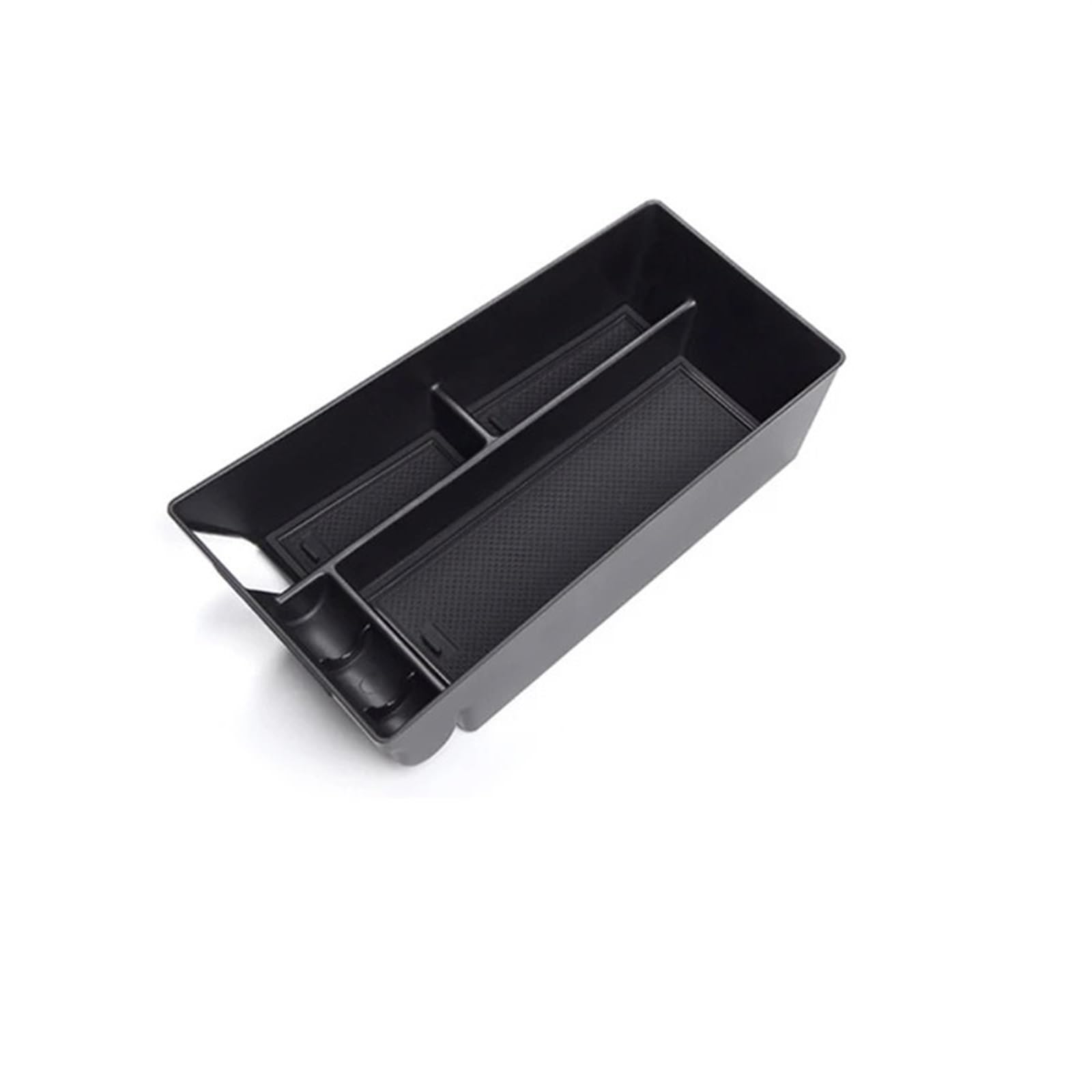 KMLONG Auto Center Console Armlehne Storage Box Fit for Ford Mustang Mach-E 2021 2022 Zentrale Lagerung Organizer Auto Innen zubehör Ablagefach Mittelkonsole(Ordinary Style Black) von KMLONG