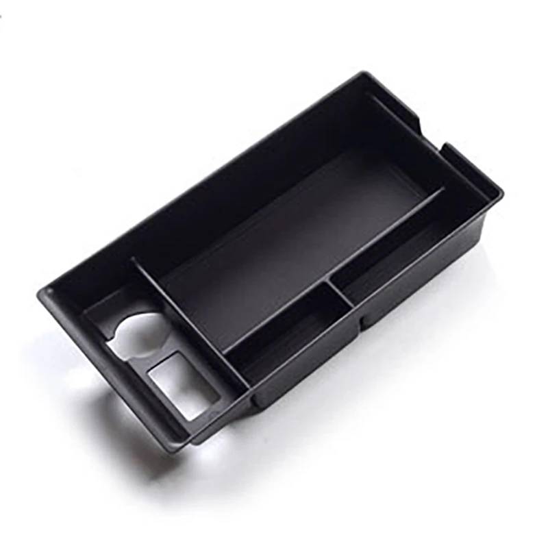 KMLONG Auto Center Console Armlehne Storage Box Fit for Lexus es ES250 ES300h ES350 2021-2023 Zentrale Organizer Container Fach zubehör Ablagefach Mittelkonsole(Black Ordinary Style) von KMLONG