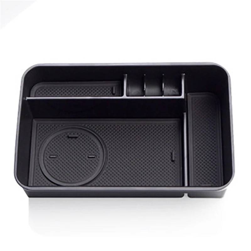 KMLONG Auto Center Console Armlehne Storage Box Fit for Nissan Patrol Y62 Zentrale Lagerung Organizer Container Fach Zubehör Ablagefach Mittelkonsole von KMLONG