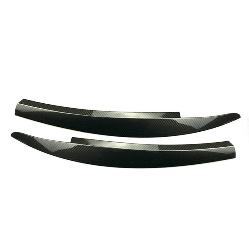 KMLONG Auto Frontscheinwerfer Augenbrauen Augenlid Licht Augenbrauen Trim Fit for Volkswagen Fit for VW Scirocco R GTS 2008–2017 glänzend schwarz Auto ABS Augenlider Autoscheinwerferblende(Carbon Fibe von KMLONG