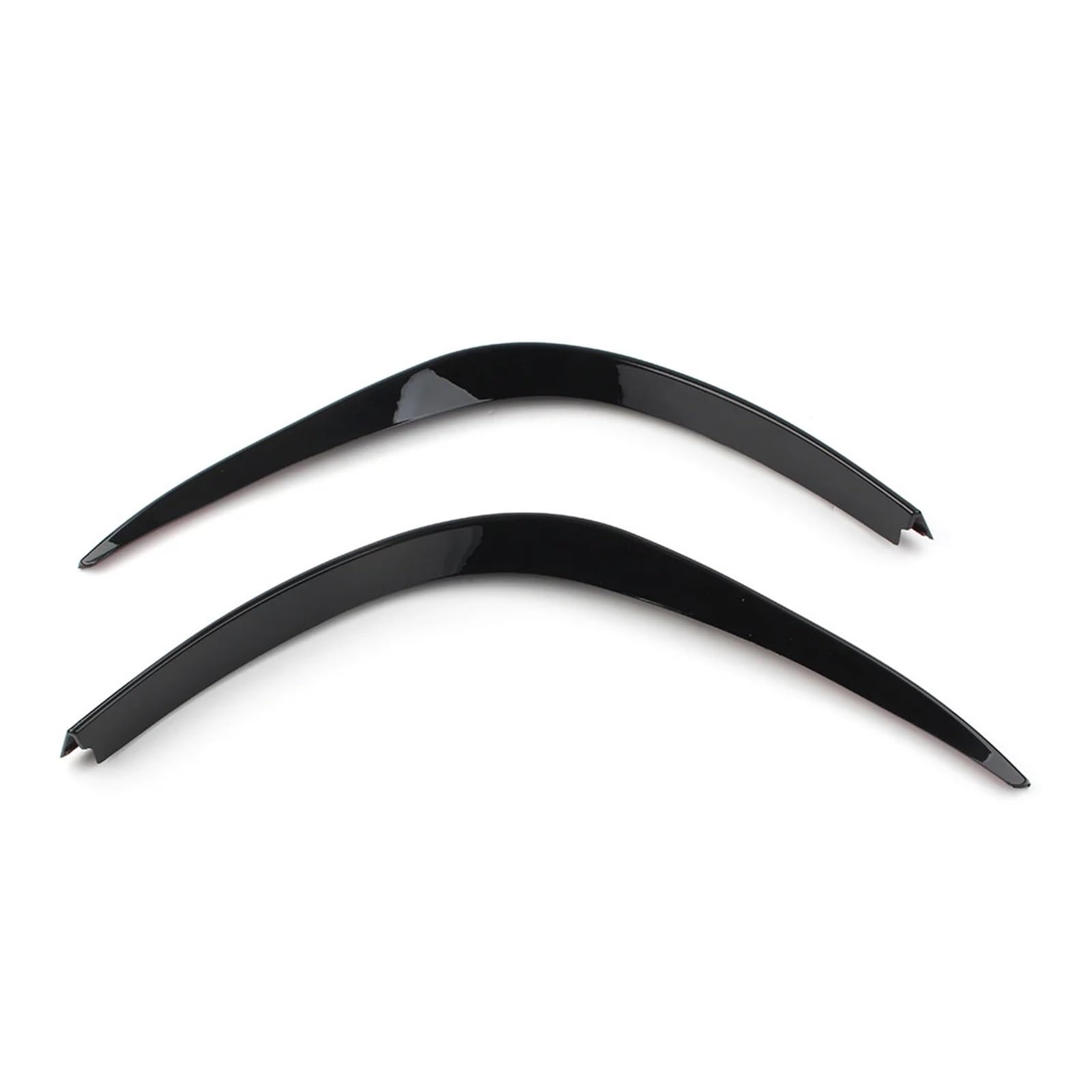 KMLONG Auto-Frontstoßstangen-Splitter-Spoilerverkleidungen, passend for Mercedes, W177 A-Klasse A260 A35 2019–2023, glänzendes schwarzes Canard Frontspoilerlippe(Gloss Black) von KMLONG