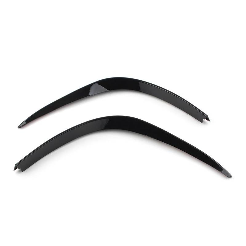 KMLONG Auto-Frontstoßstangen-Splitter-Spoilerverkleidungen, passend for Mercedes, W177 A-Klasse A260 A35 2019–2023, glänzendes schwarzes Canard Frontspoilerlippe(Gloss Black) von KMLONG