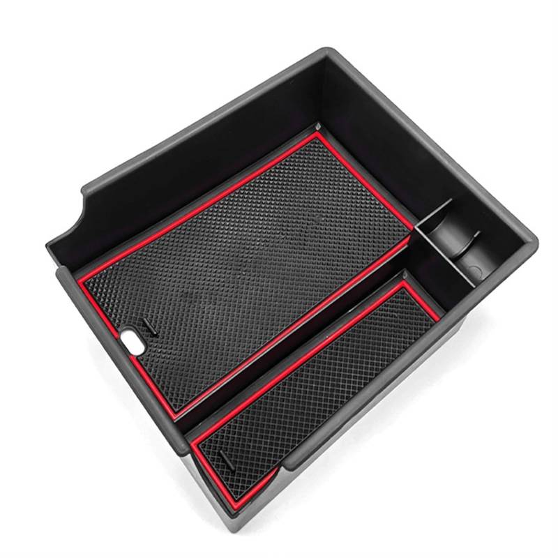 KMLONG Auto Innendekoration Konsole Armlehne Container Lagerung Box Refit Zubehör Styling Fit for Hyundai Tucson 2021 Ablagefach Mittelkonsole(Tucson L logo) von KMLONG