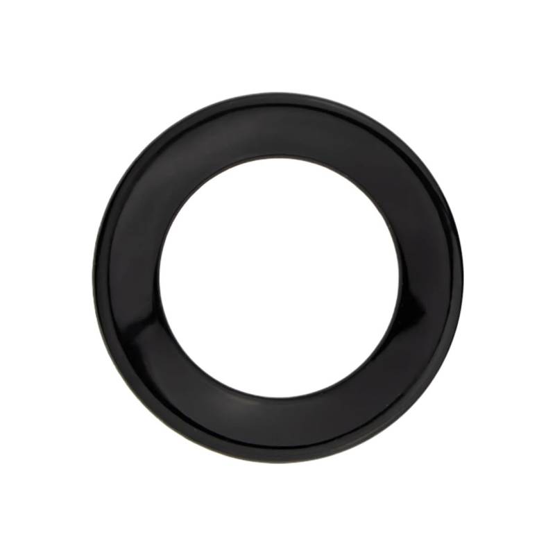KMLONG Auto-Lenkrad-Logo-Abdeckungs-Ordnungsaufkleber, passend for Volkswagen, passend for Golf, 6 7 MK6 MK7 Jetta MK5 Passat B6 B7 Polo Touareg Skoda Octavia Fabia Lenkradrahmenfolie(Black Style) von KMLONG