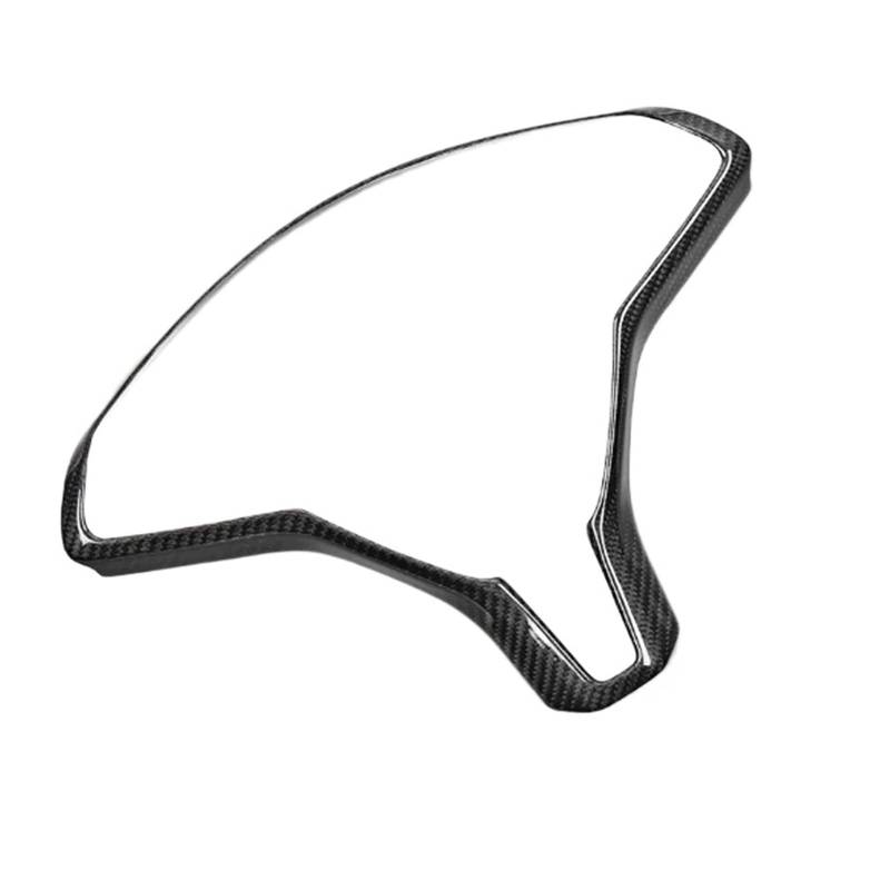 KMLONG Auto-Lenkrad-Patch, Innenverkleidung, Aufkleber, passend for Tesla, Modell S, Modell X, Autozubehör, Kohlefaser Lenkradrahmenfolie von KMLONG