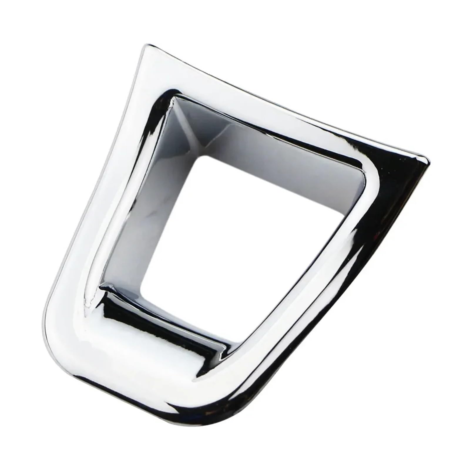KMLONG Auto-Lenkradabdeckung, Zieraufkleber, passend for VW, passend for Golf, 7 7,5 Jetta MK5 MK6 2015 Polo 2014–2021 Passat B7 2015–2021 Troc 2017 Lenkradrahmenfolie(Glossy Silver) von KMLONG