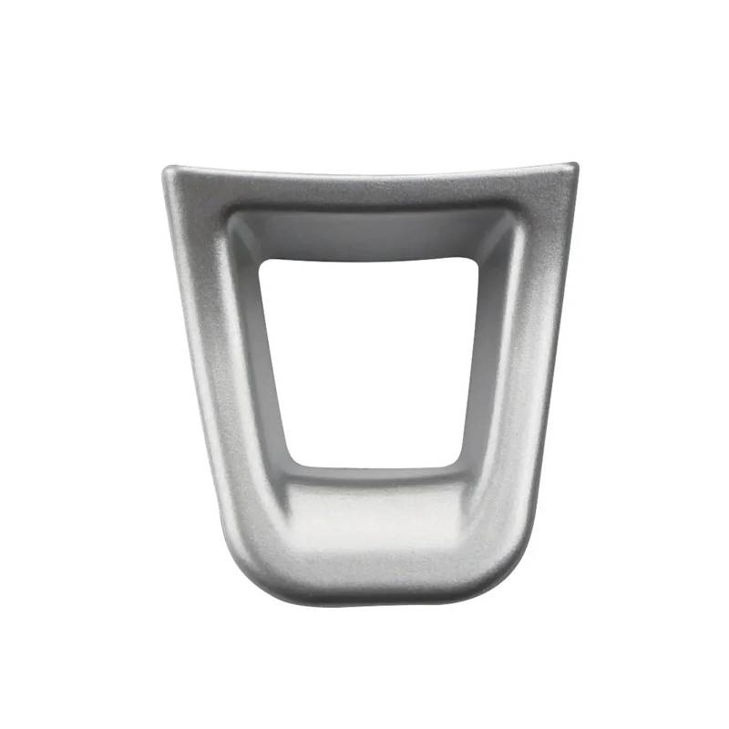 KMLONG Auto-Lenkradabdeckung, Zieraufkleber, passend for VW, passend for Golf, 7 7,5 Jetta MK5 MK6 2015 Polo 2014–2021 Passat B7 2015–2021 Troc 2017 Lenkradrahmenfolie(Matt Silver) von KMLONG