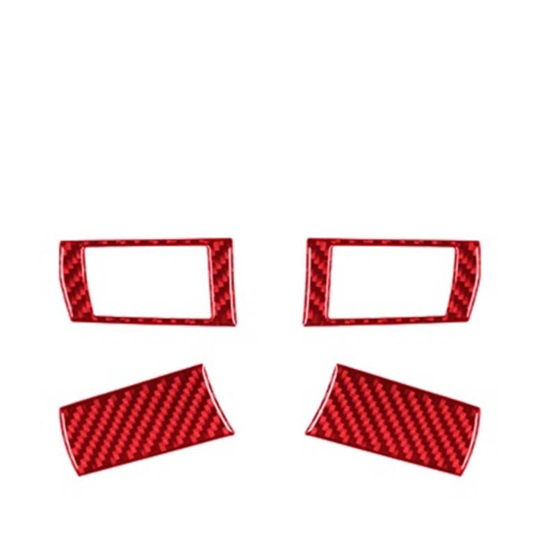 KMLONG Auto-Lenkradverkleidung, passend for Dodge, Challenger 2008–2014, Auto-Innenraum-Lenkrad-Dekorationsabdeckung aus Kohlefaser Lenkradrahmenfolie(A2) von KMLONG