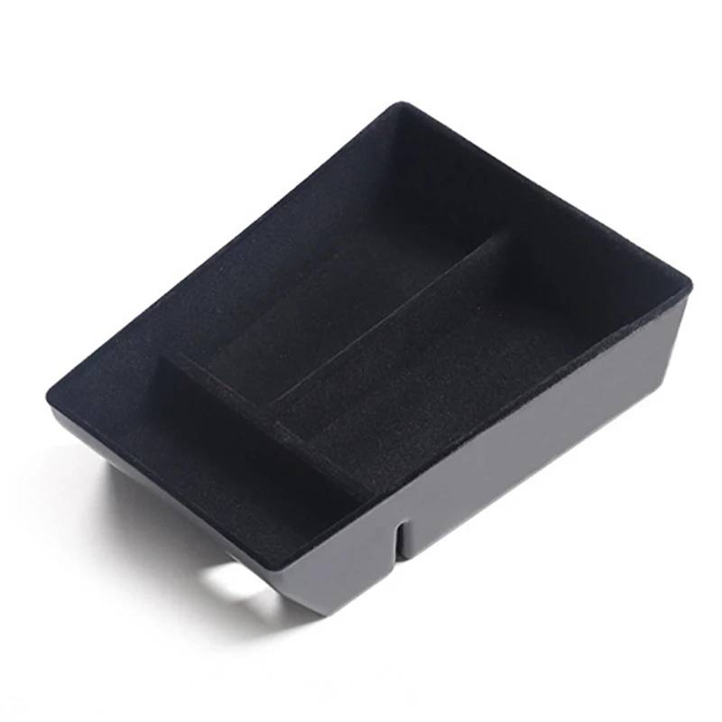 KMLONG Auto Mittelkonsole Armlehne Aufbewahrungsbox Passend for X5 X6 X7 2019 2020 2021 2022 Zentrale Aufbewahrung Organizer Container Fach Zubehör Ablagefach Mittelkonsole(ABS Flocking Style) von KMLONG