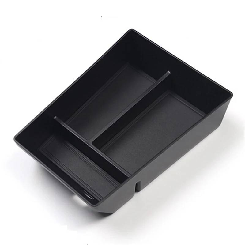 KMLONG Auto Mittelkonsole Armlehne Aufbewahrungsbox Passend for X5 X6 X7 2019 2020 2021 2022 Zentrale Aufbewahrung Organizer Container Fach Zubehör Ablagefach Mittelkonsole(ABS PU Leather Style) von KMLONG
