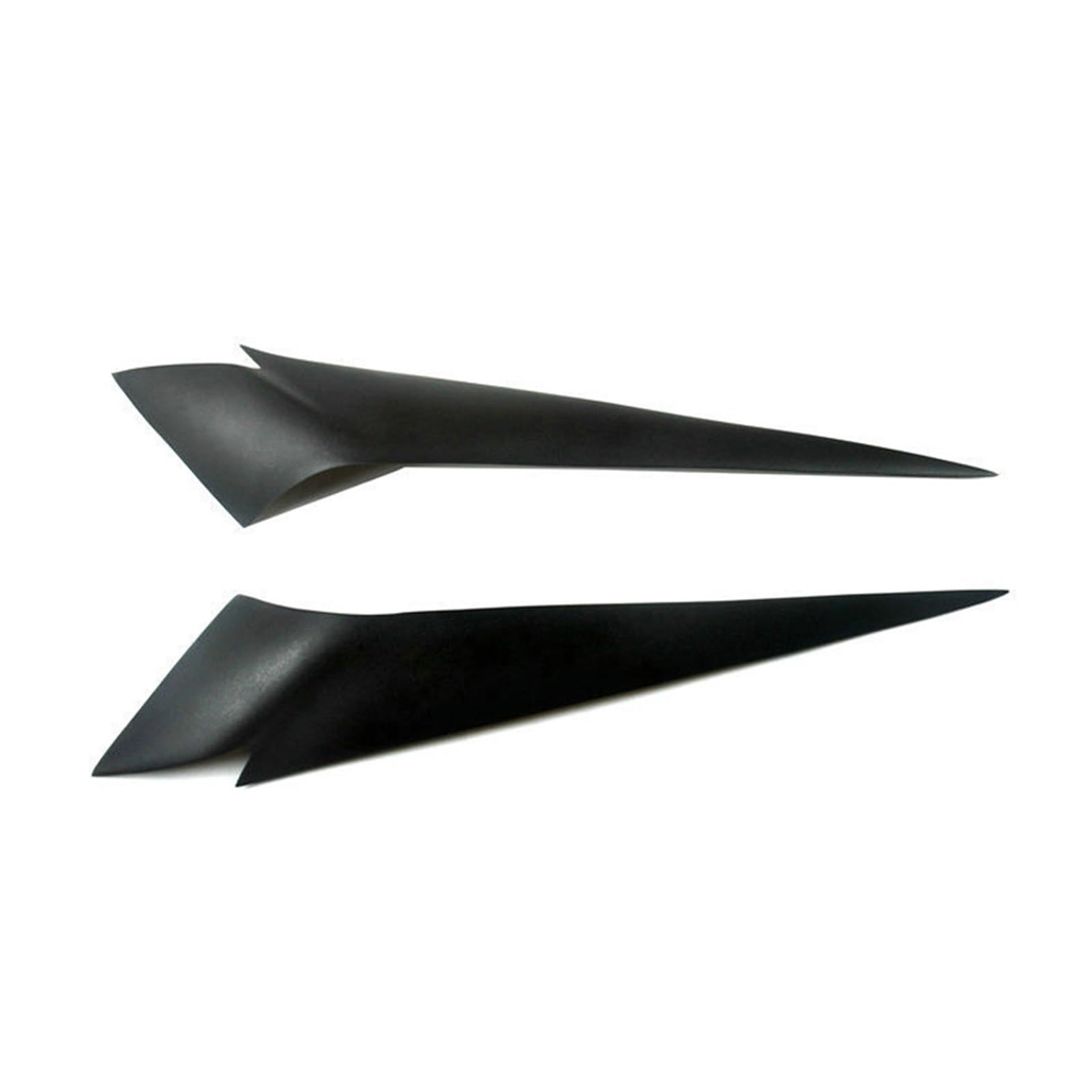 KMLONG Auto Scheinwerfer Augenlid Augenbraue Fit for BMW X1 E84 2009-2015 Trim ABS Augenbrauen Aufkleber Trim Auto Außen zubehör Autoscheinwerfer-Stirn(Black) von KMLONG